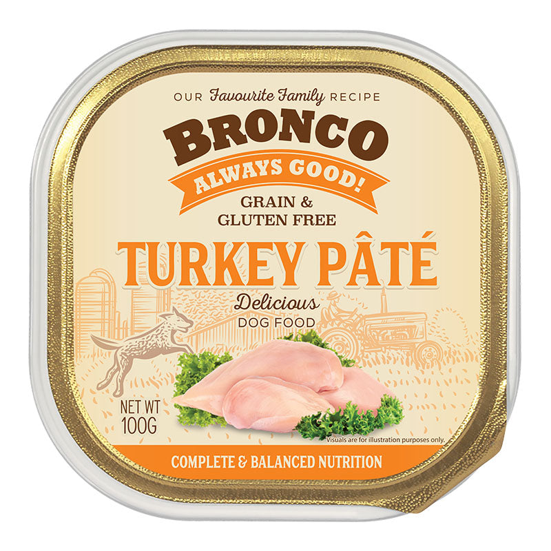 Bronco Dog Wet Tray Food 100g