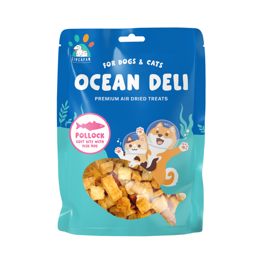 Singapaw Salmon & Pollock Cat & Dog Treats | Single Ingredient Fish Treats