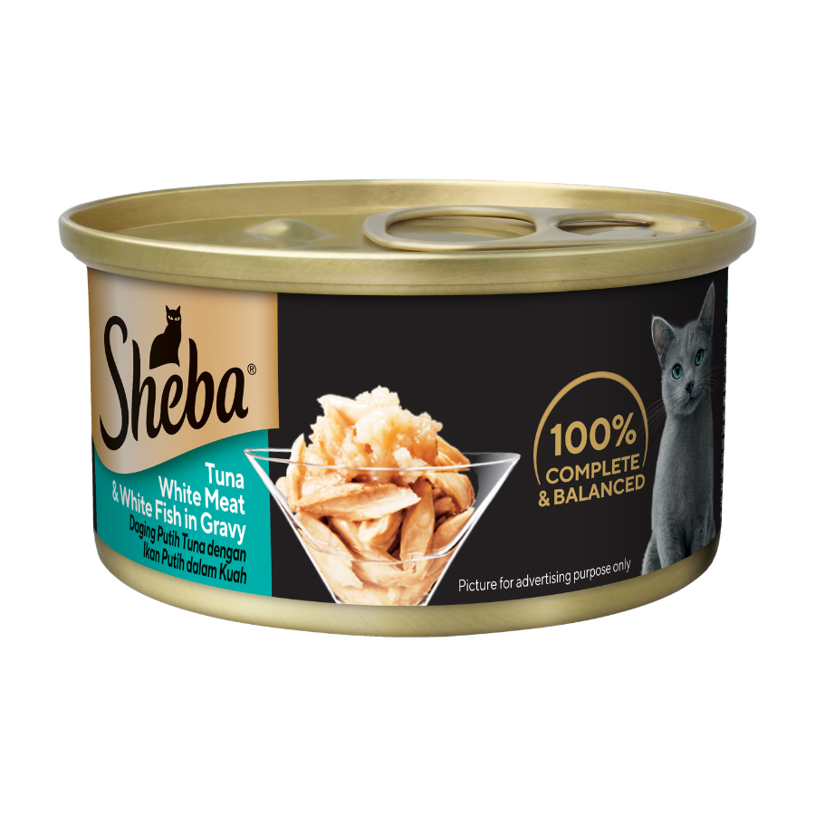 Sheba Deluxe Wet Cat Can Food Adult 85g | Premium Gourmet Cat Meal