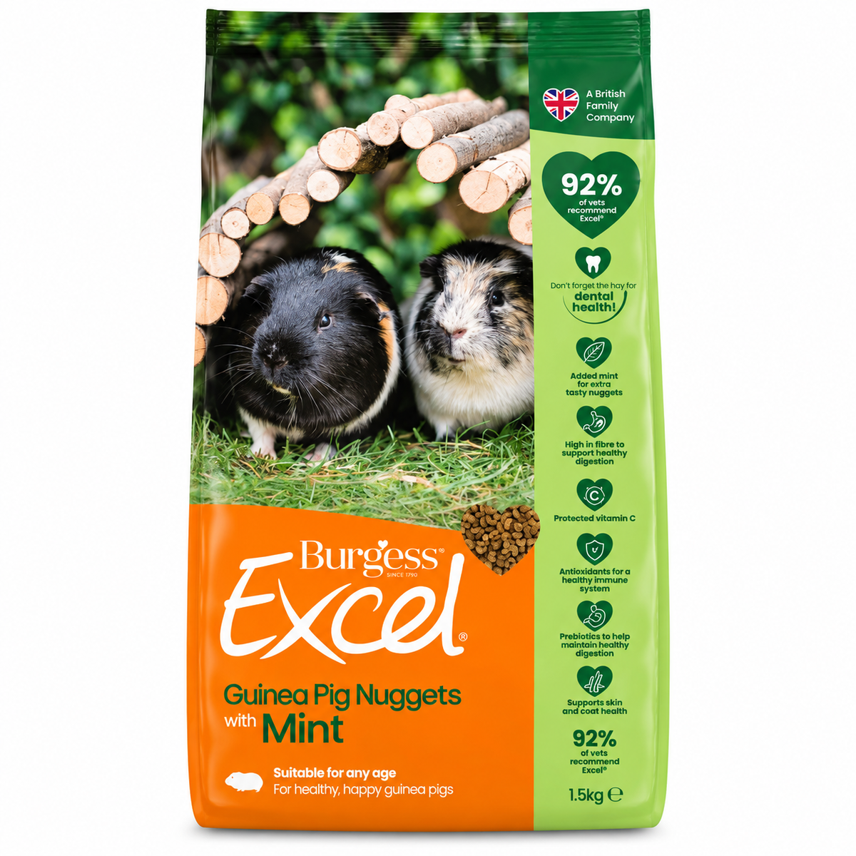 Burgess Excel Nuggets | Rabbit Chinchilla Guinea Pig Food