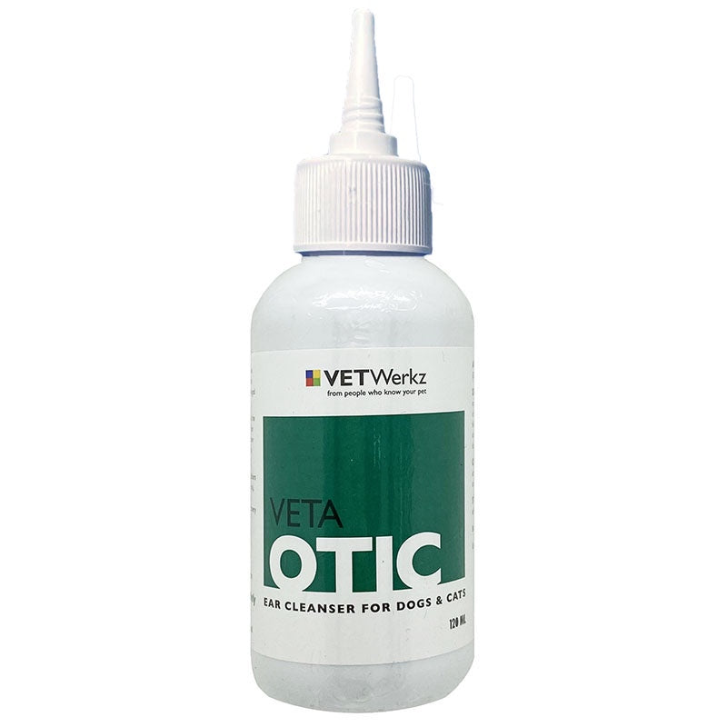 VetWerkz Vetaotic Ear Cleanser for Dogs and Cats - 120ml