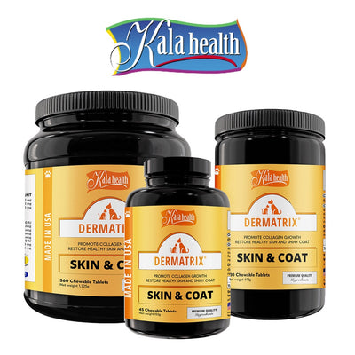 Kala Health Dermatrix Skin & Coat Dog & Cat Supplement
