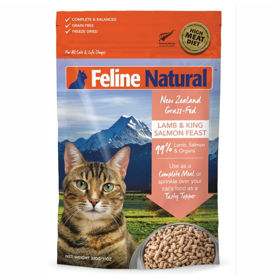 Feline Natural Freeze Dried Raw Cat Food 320g | Complete & Balanced
