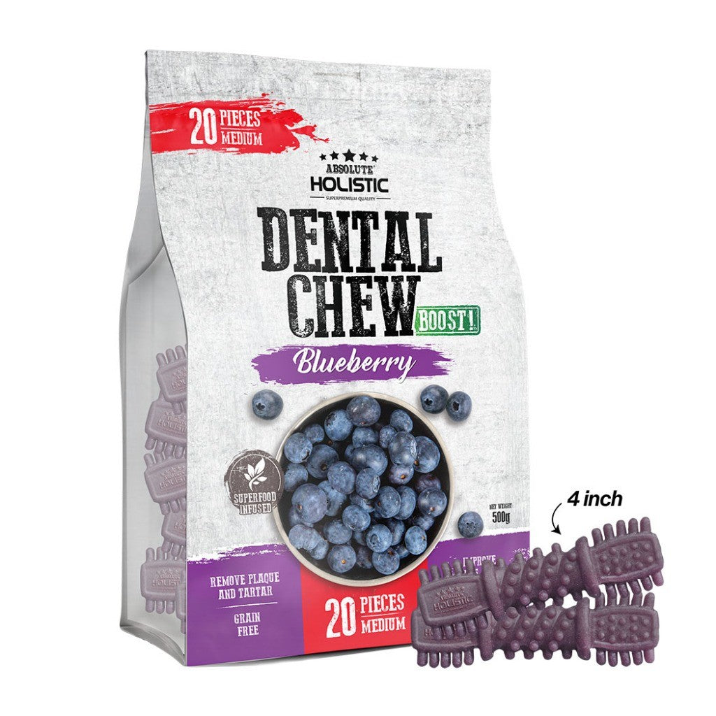 Absolute Holistic Dog Dental Chew Jumbo Pack | Grain-Free Dental Treats for Dogs