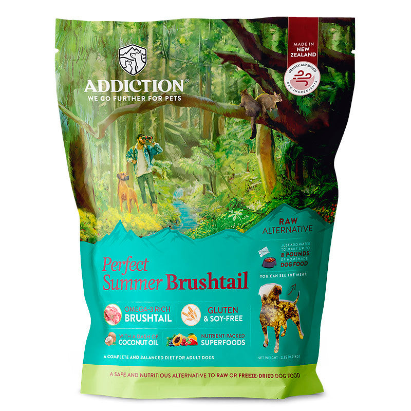 Addiction Raw Alternative Air Dried Dog Food 2lbs | Grain-Free Novel Protein