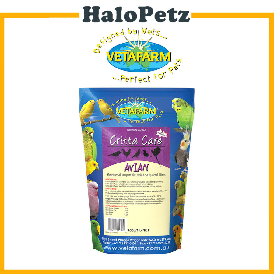 Vetafarm-Avian Bird Crittacare 450g