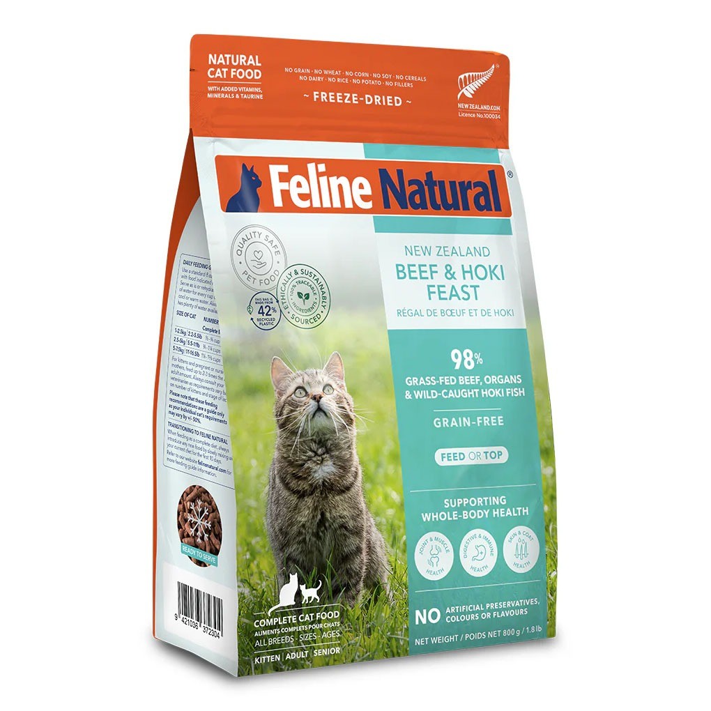 Feline Natural Freeze Dried Cat Food 800g
