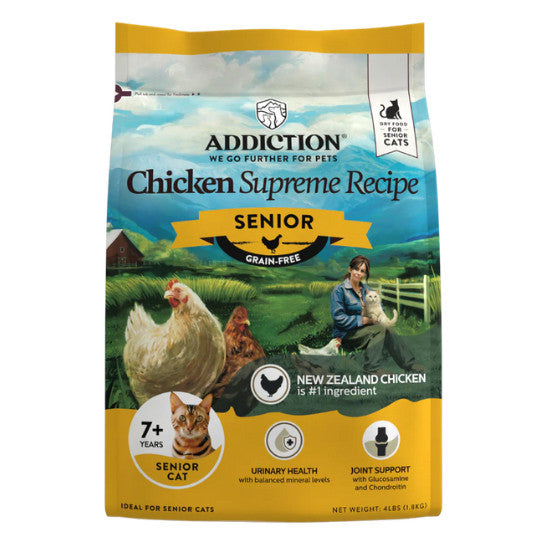 Addiction Chicken Supreme Dry Cat Food | Kitten | Adult | Senior