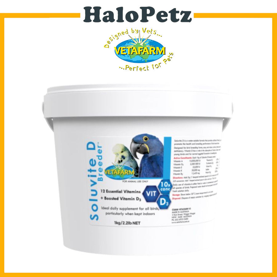 Vetafarm Bird Soluvite D Breeder 1kg