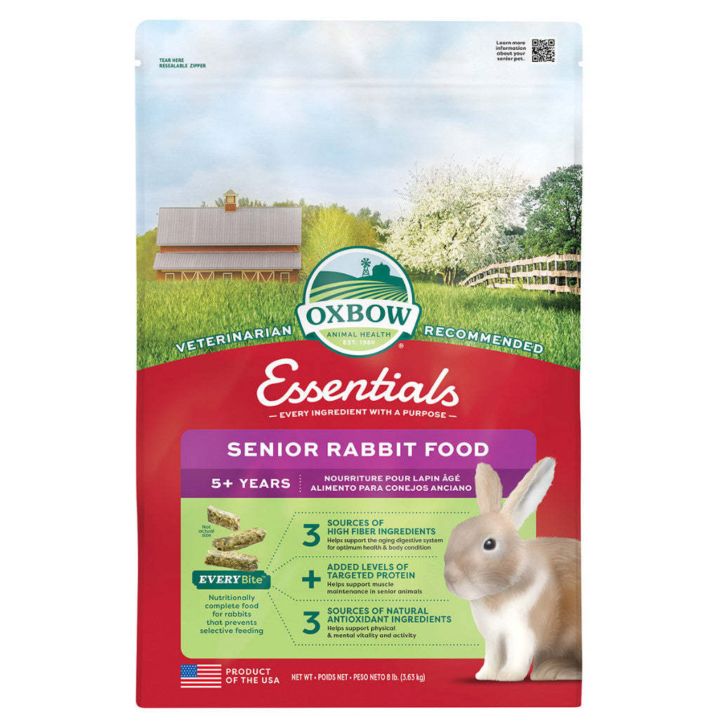 Oxbow Essential Rabbit Food -Adult, Young, Senior