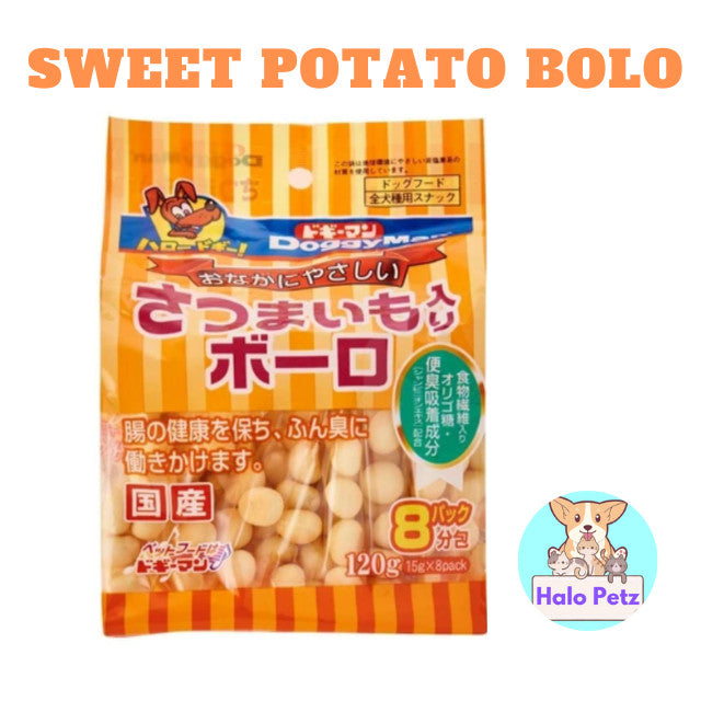 DoggyMan Sweet Potato Bolo - Dog Treats 120g