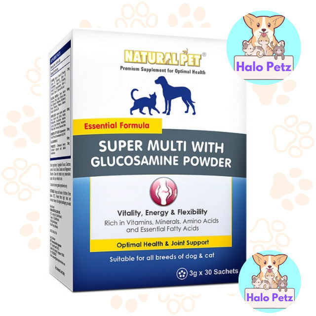 Natural Pet Super Multi with Glucosamine Supplement Cats & Dogs