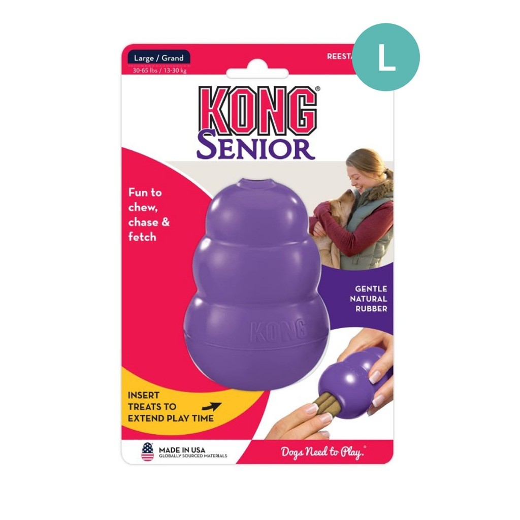 Kong Classic Dog Toys | Biscuit Ball, Ball Rope, Goodie Ribbon, Dental, Flyer, Ring & Senior