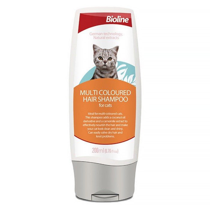 Bioline Multi Coloured Cat Shampoo 200ml