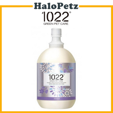 1022 Green Pet Care Floral Ear Cleansing Solution for Dogs and Cats 4L