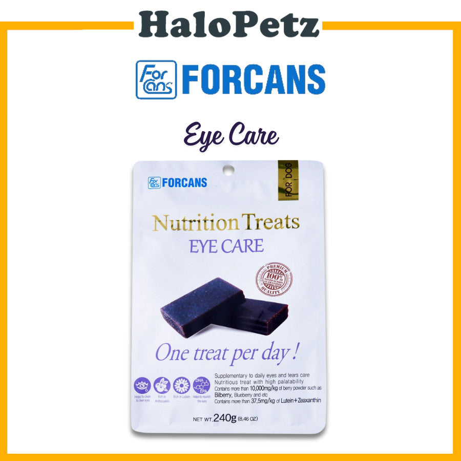 Forcans Nutrition Treats for Dogs 240g- Skin & Coat | Hip & Joint | Eye Care