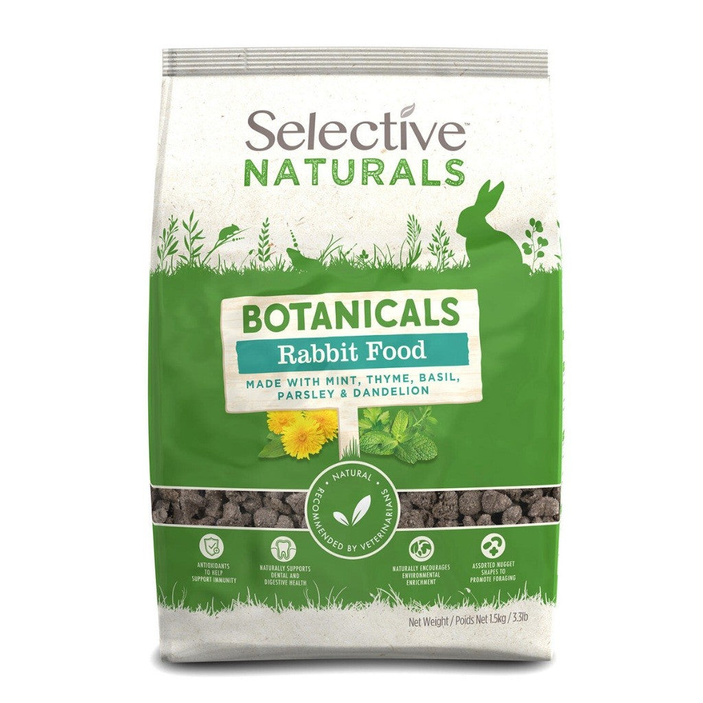 Supreme Science Selective Rabbit Food | Junior, House, Adult, Mature, Grain-Free, Botanical