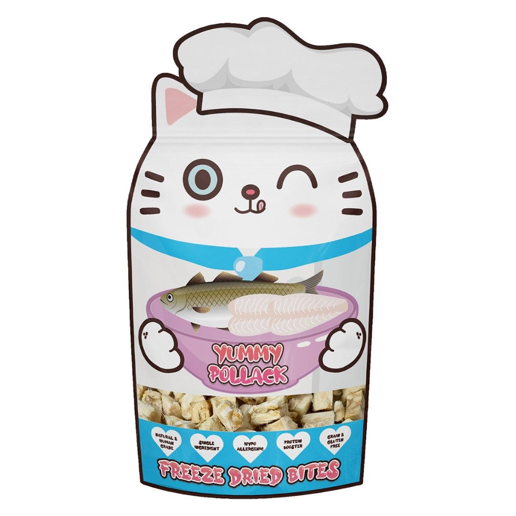 Jollycat Freeze Dried Cat Treat - Egg, Cod, Salmon Tuna | Jolly Cat