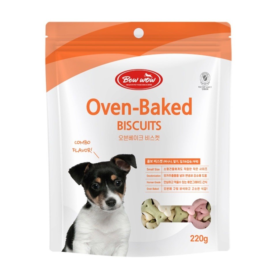 Bow Wow Biscuits Dog Treats 220g