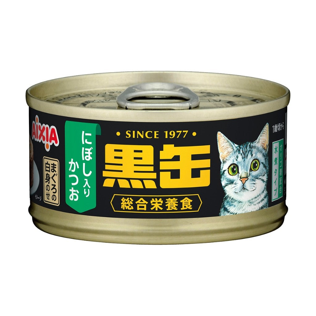 Aixia Kuro-can Wet Cat Foods 80g - Tuna Skipjack | Chicken | Beef Heart | Salmon