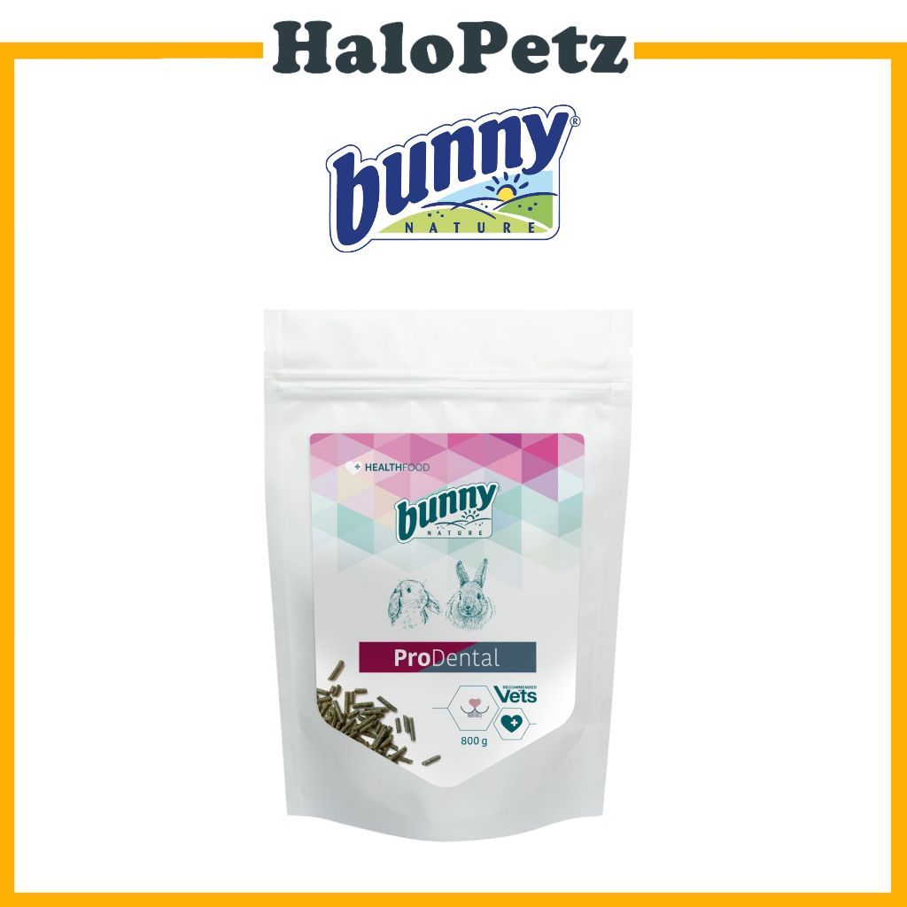 Bunny Nature Health UroLowCalcium & Pro Dental 800g | Complete Feed for Adult Dwarf Rabbits