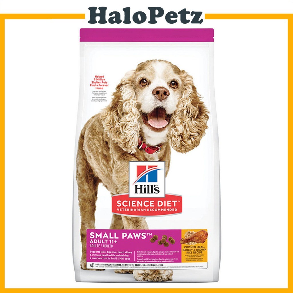 Hill's Science Diet Canine Small Paws Adult 11+ Small & Mini Dry Dog Food 4.5lbs