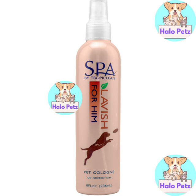 TropiClean SPA Lavish Pet Cologne Spray For Dogs & Cats 8 floz