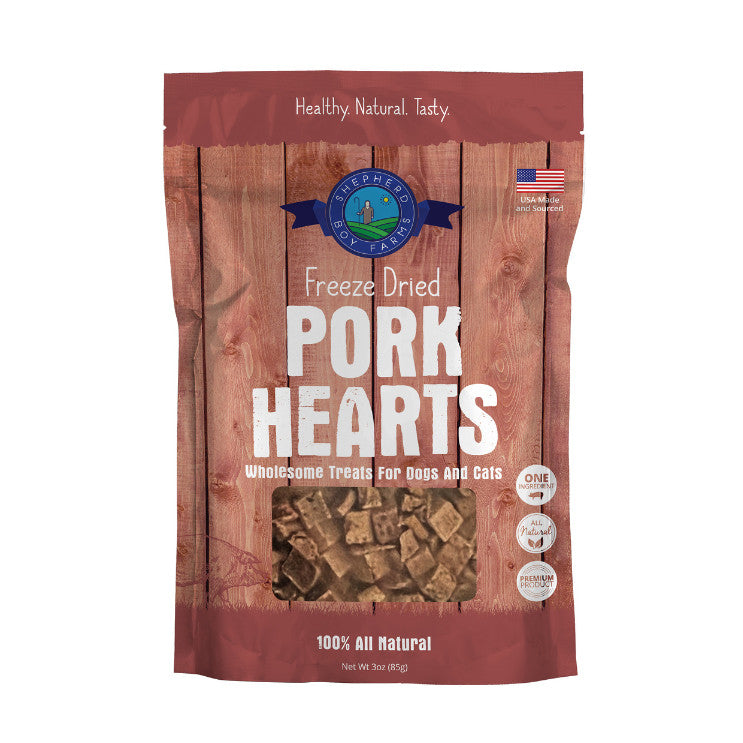 Shepherd Boy Farms Freeze-Dried Treats for Dogs & Cats 3oz | Beef Chicken Duck Lamb Minnows Pork Bison