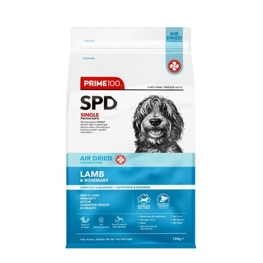 Prime100 SPD Air Dried Complete & Balanced Diet for Dogs 120g
