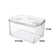 PET Transparent Fish Tank Aquarium with Cover