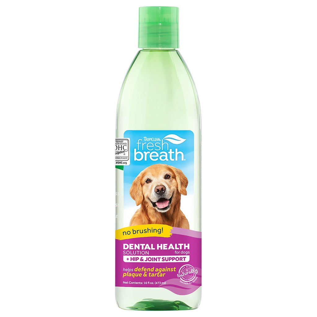 TropiClean Fresh Breath Dental Health Solution for Dogs