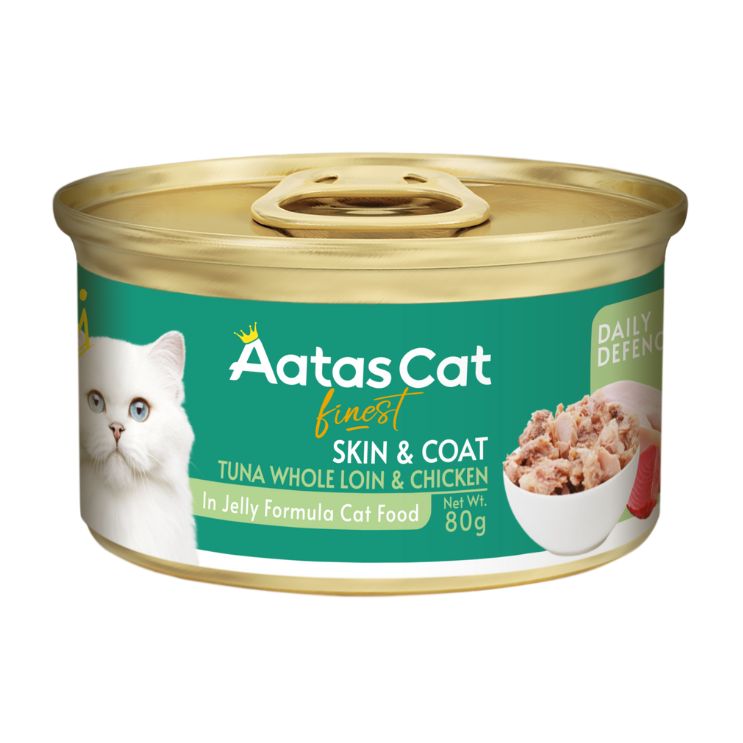 Aatas Cat Finest Wet Cat Food 70g- Daily Defence, Fruity Feast Chicken, Diamond Dinner Tuna