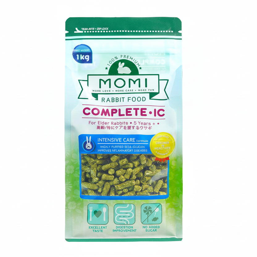 Momi Complete Diet Pellets for Rabbit 1 KG | Adult | Young