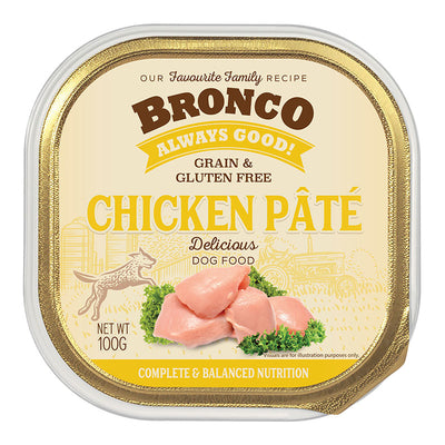 Bronco Dog Wet Tray Food 100g