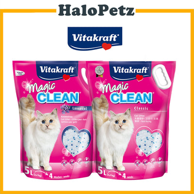 Vitakraft Magic Clean Cat Litter 5L | Classic | Lavender