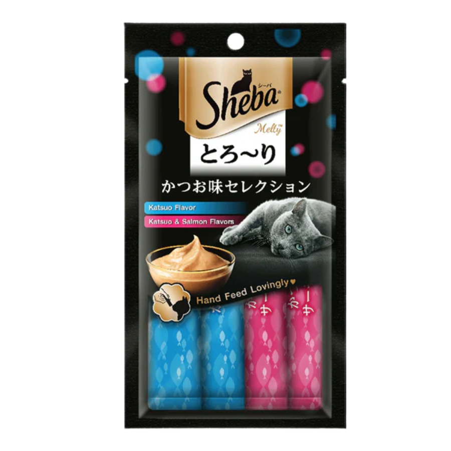 Sheba Melty Lickable Cat Treats 4 Sticks | Creamy Snack for Cats