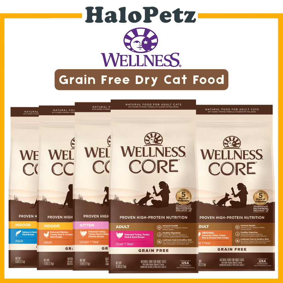 Wellness CORE Grain-Free Dry Cat Food | High Protein Adult Cat Kibble