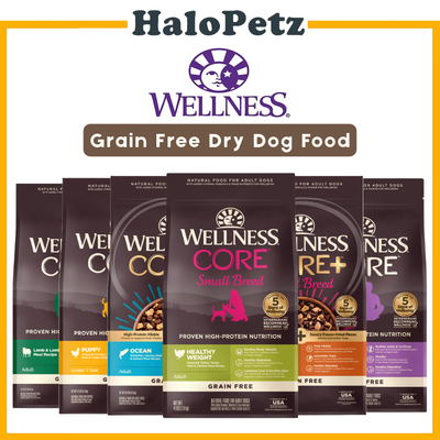 Wellness CORE Grain-Free Dry Dog Food 18lbs / 22lbs / 24lbs | High Protein Bulk Kibble