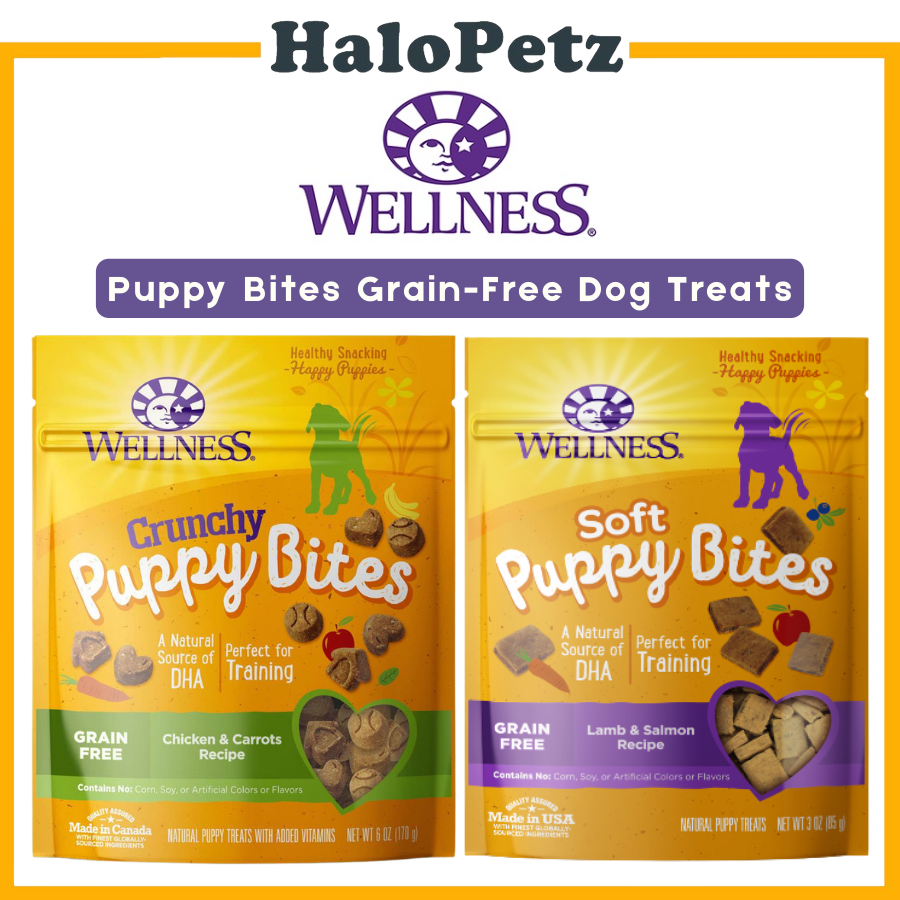 Wellness Puppy Bites Grain-Free Dog Treats 6oz