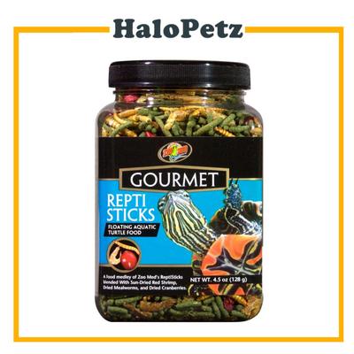Zoo Med Natural Gourmet Reptisticks Turtle Food 128g