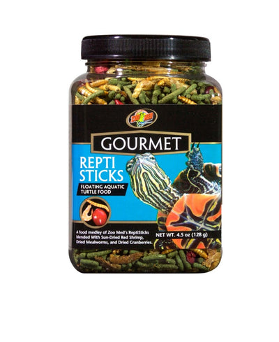 Zoo Med Natural Gourmet Reptisticks Turtle Food 128g