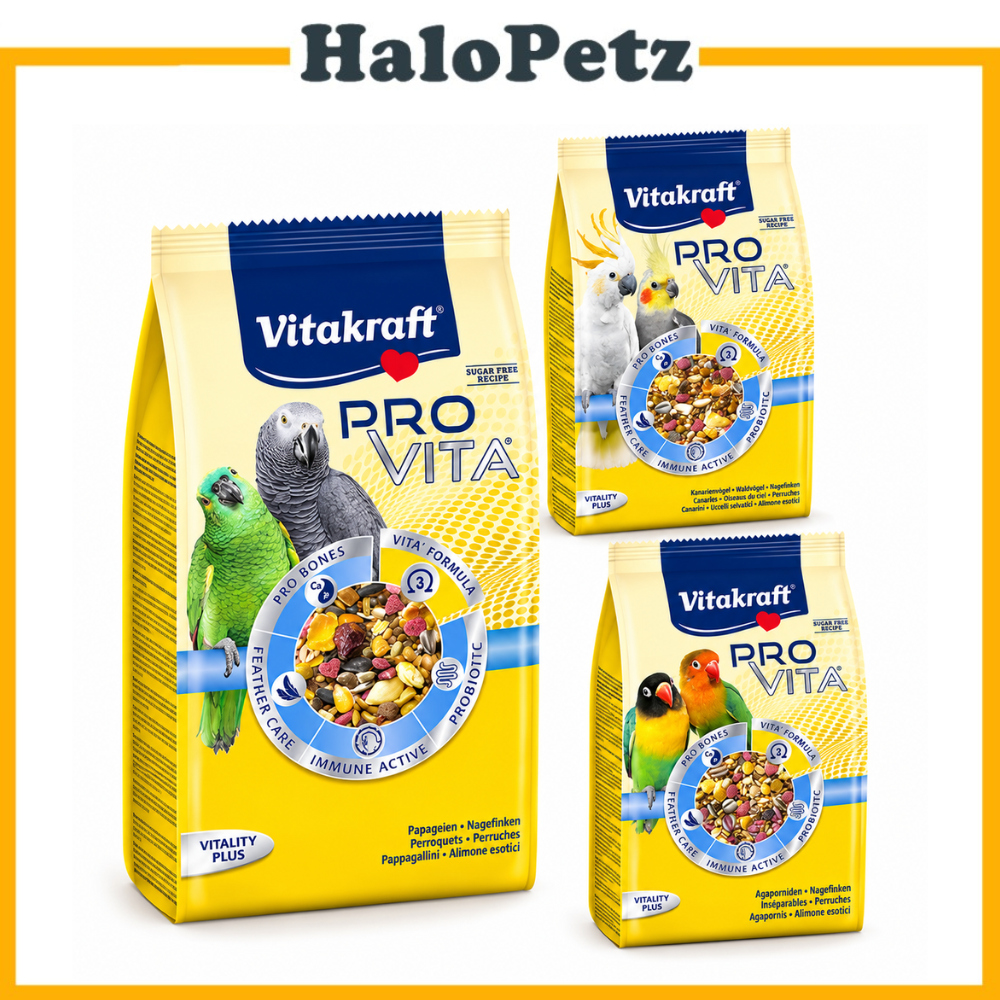 Vitakraft - Pro Vita 750g | Cockatiel | Lovebird | Parrot | Bird Food