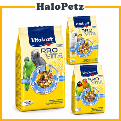 Vitakraft - Pro Vita 750g | Cockatiel | Lovebird | Parrot | Bird Food