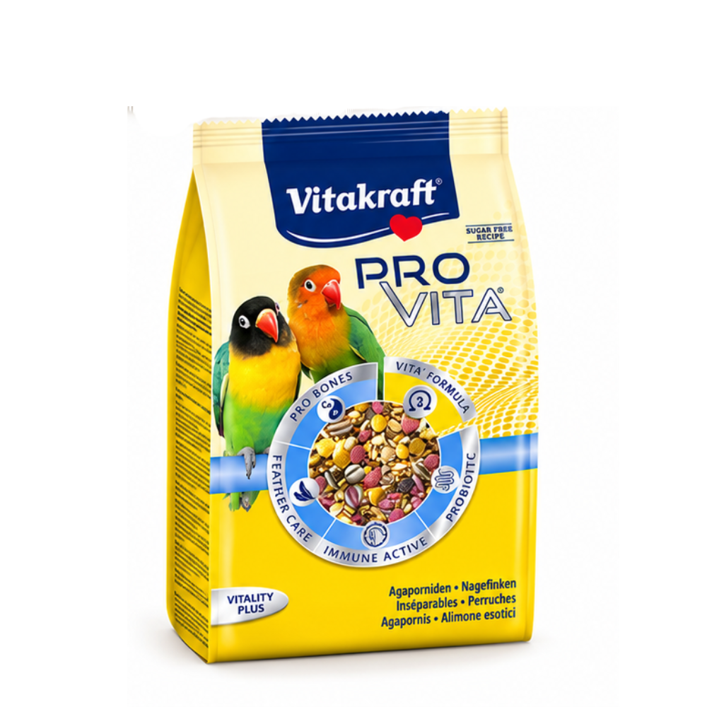 Vitakraft - Pro Vita 750g | Cockatiel | Lovebird | Parrot | Bird Food