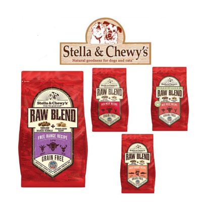 Stella & Chewy's Raw Blend Dry Dog Food 3.5lbs / 22lbs | Kibble + Freeze-Dried Raw