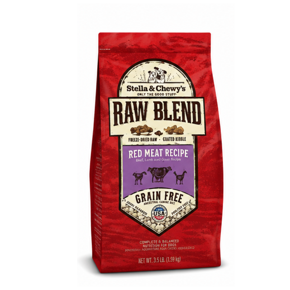 Stella & Chewy's Raw Blend Dry Dog Food 3.5lbs / 22lbs | Kibble + Freeze-Dried Raw