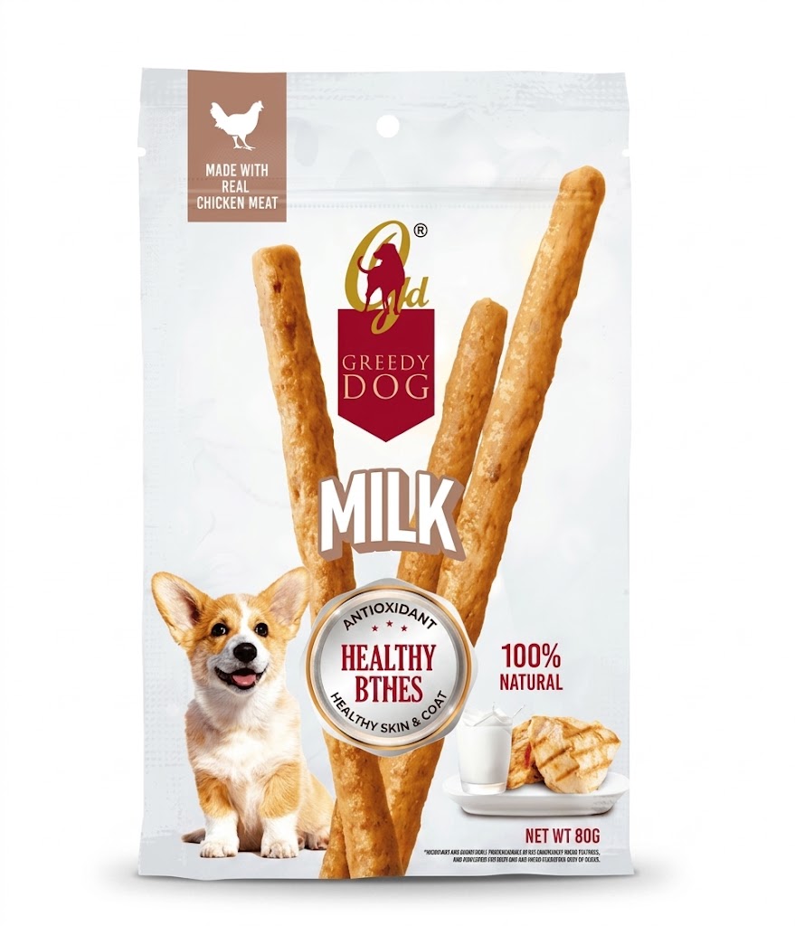 Greedy Dog Treats 80g - Metabolism, Skin & Coat, Digestion, Healthy Teeth and Bones