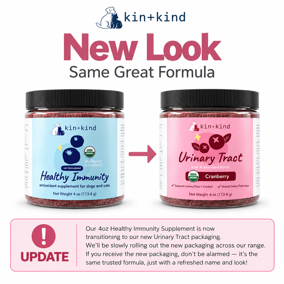 Kin and Kind Organic Healthy Supplement for Dogs and Cats