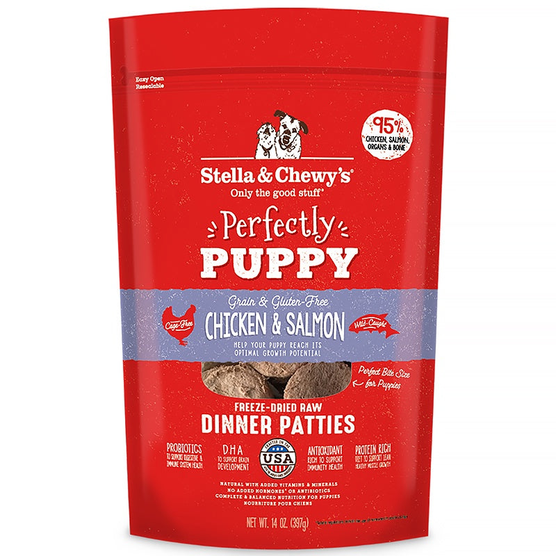 Stella & Chewy's Freeze-Dried Raw Dinner Patties Dog Food 14oz | Grain-Free Raw Nutrition