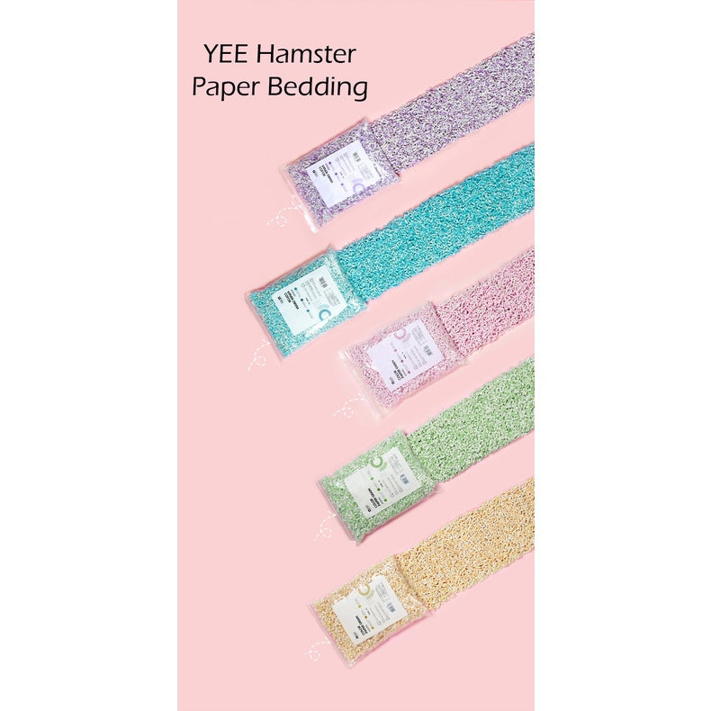 YEE Hamster Highly Absorbent Dust-free Natural Paper Bedding 1kg